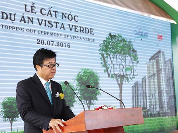 CapitaLand và Thiên Đức làm lễ Cất Nóc dự án Vista Verde