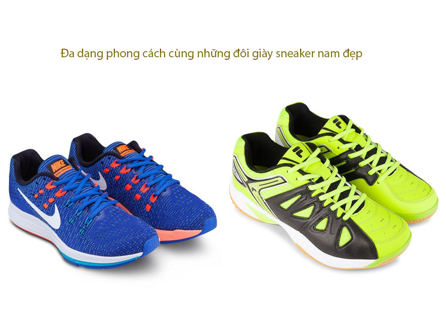 Đa dạng phong cách cùng những đôi giày sneaker nam đẹp