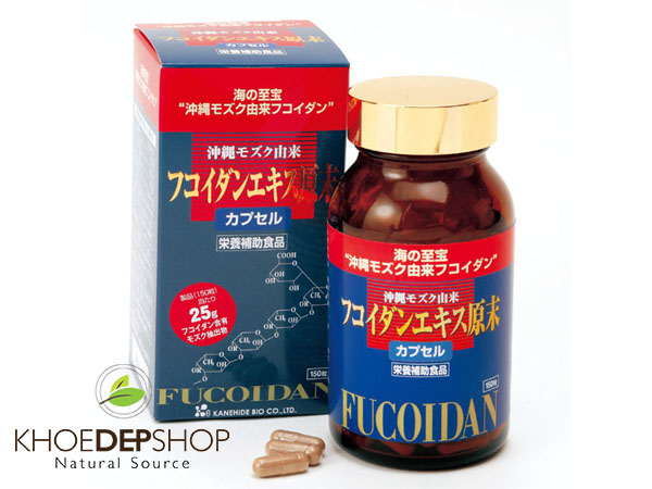 Fucoidan đỏ Kaneihide Bio Nhật hỗ trợ điều trị ung thư